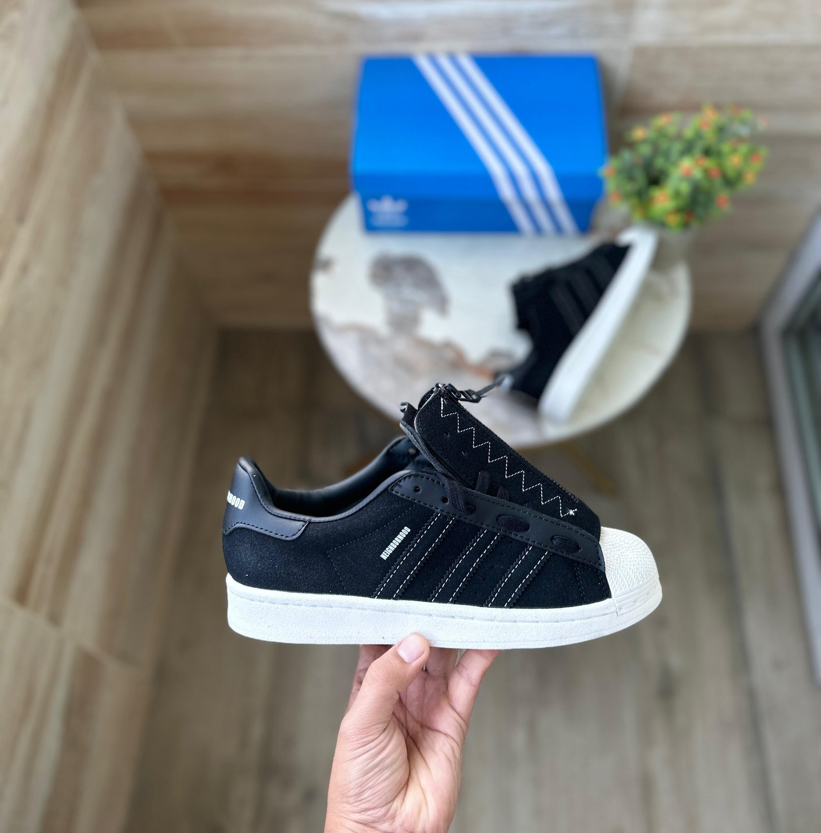 adidas gazelle silver green womens Neighborhood x Adidas Superstar Incense Chamber  Archive Reloaded