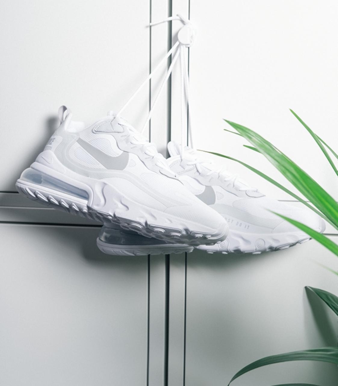 Branded Triple White Sports Shoes