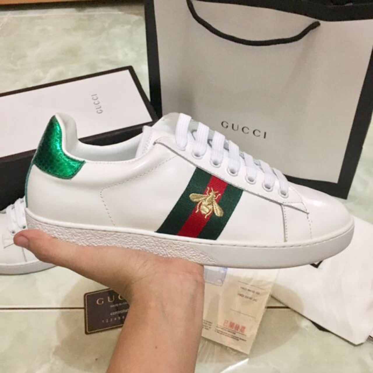 Gucci With Brand Box Full Leather Quality