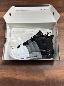 Air Uptempo Blacknwhite Sneaker On Sale