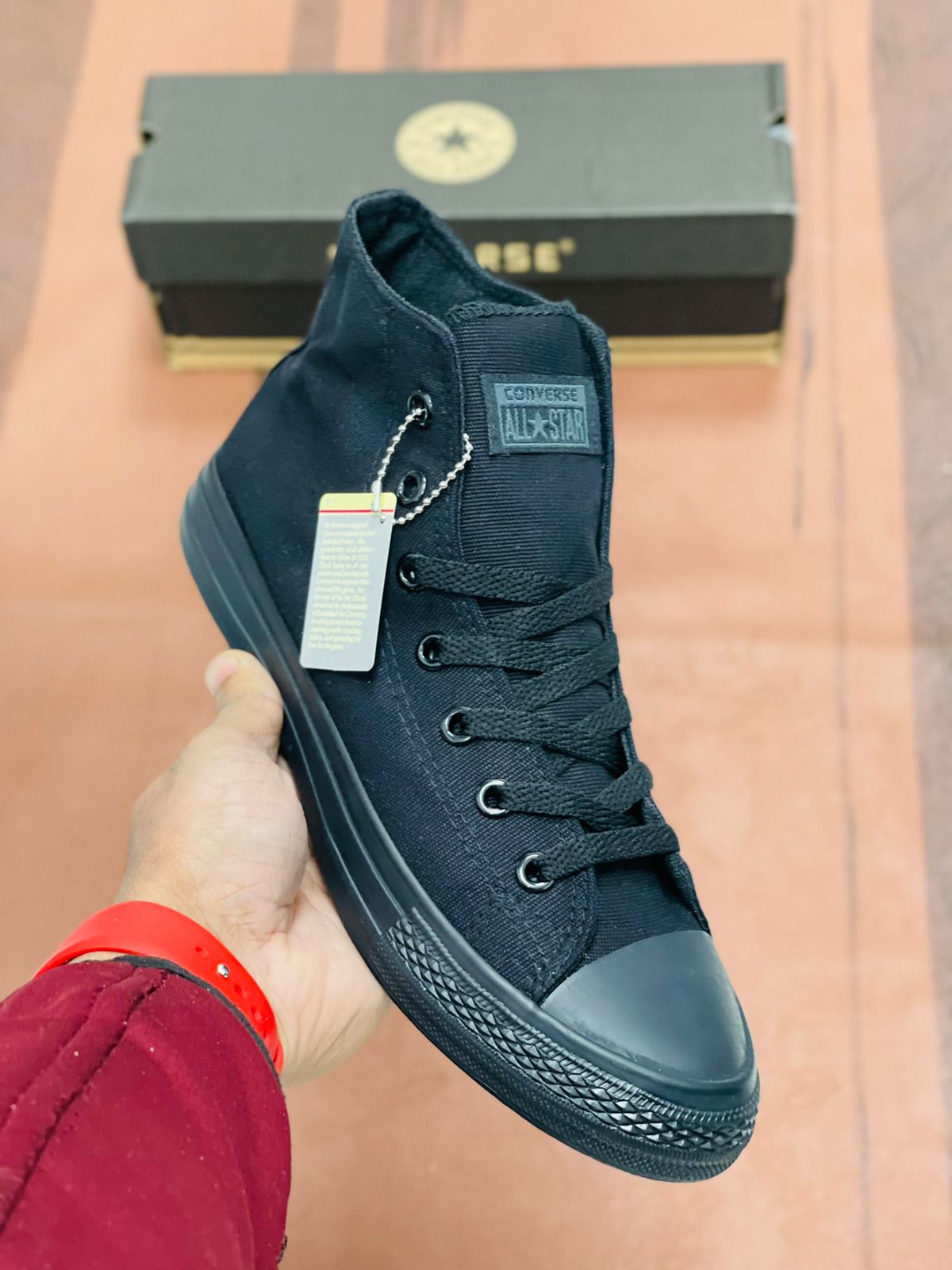 All Star Long Sneaker Full Black On Sale