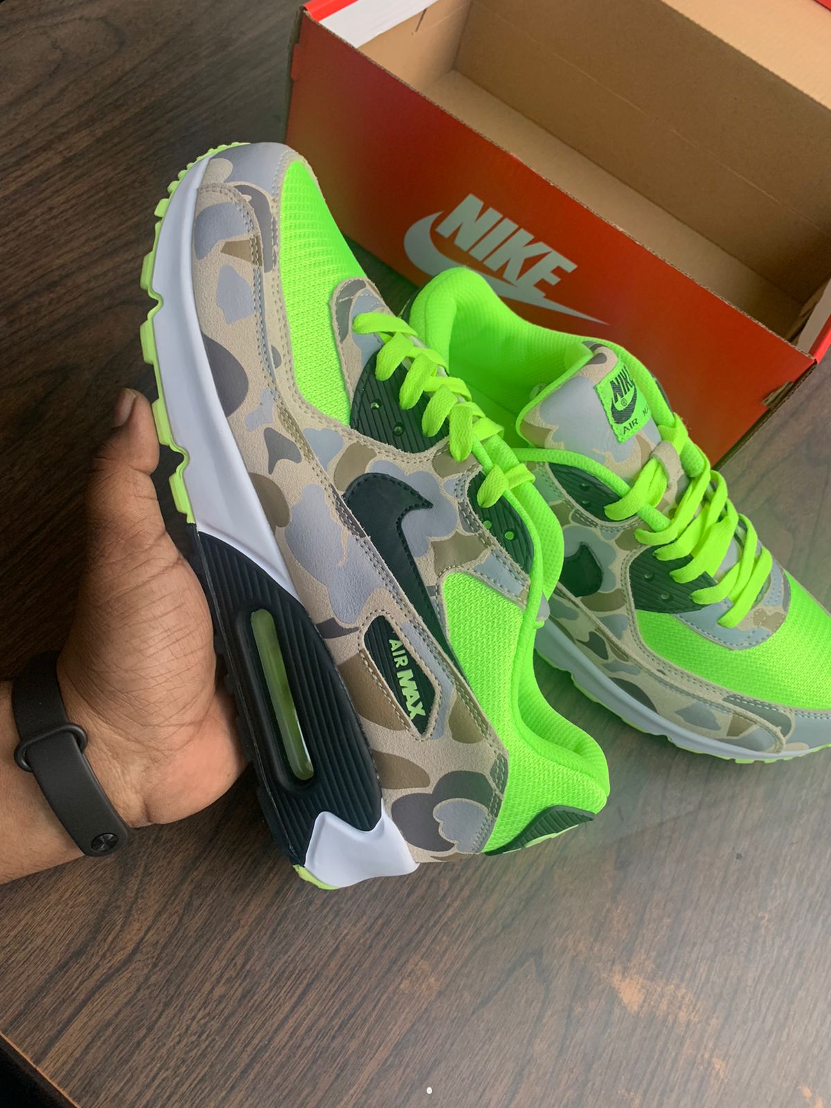 Airmax 90 Volt Duck Camo Sneakers