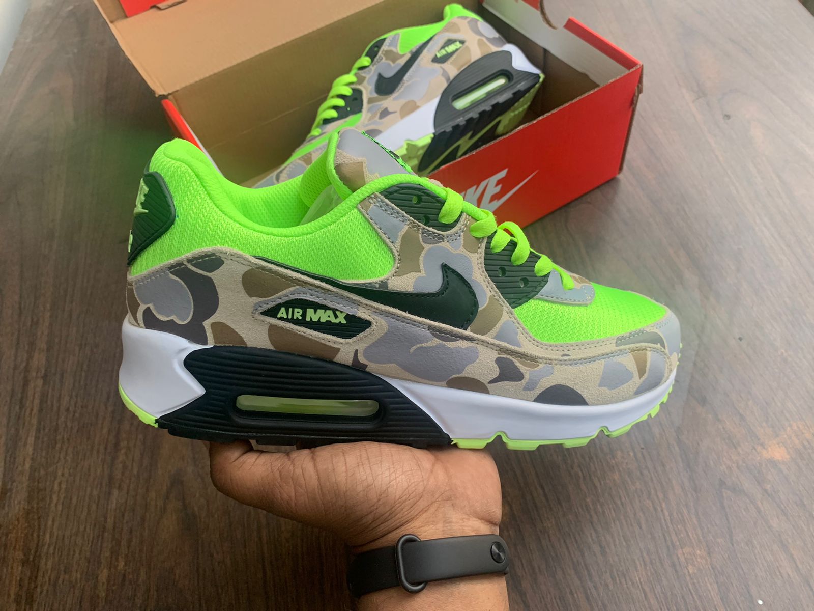 Airmax 90 Volt Duck Camo Sneakers