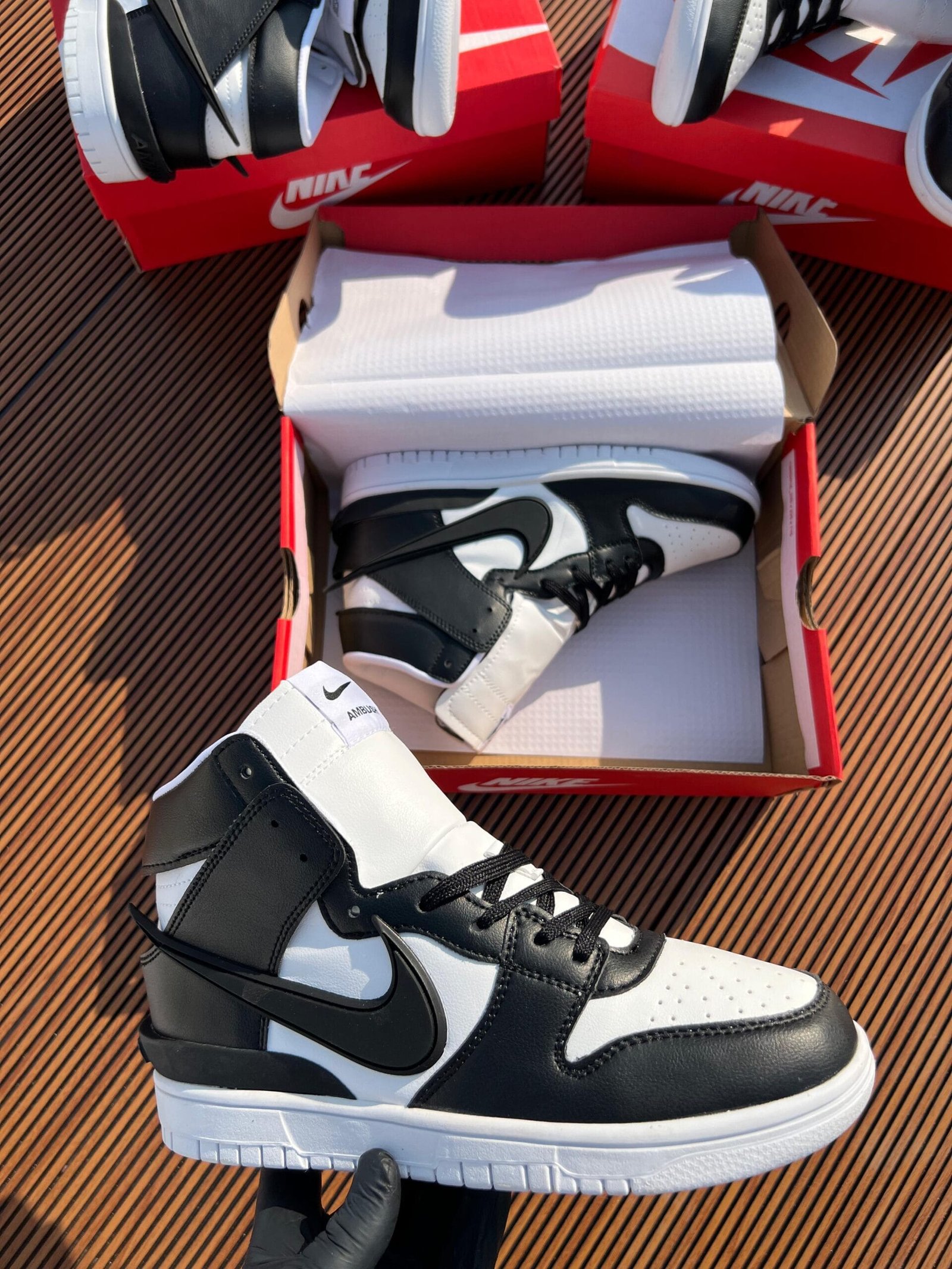 SB Dunk Ambush High Sneakers Leather (1)