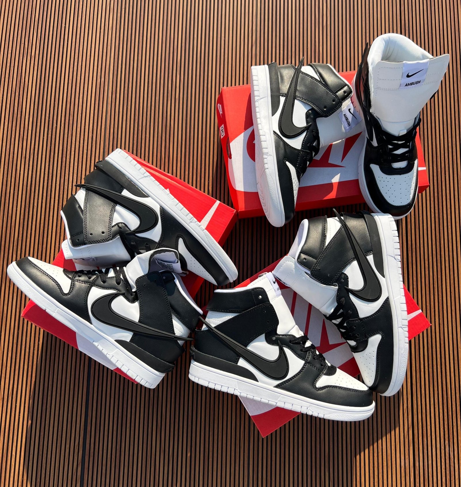 SB Dunk Ambush High Sneakers Leather (2)