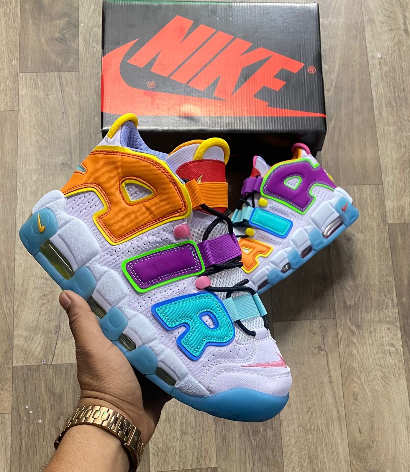 Uptempo Mix & Match Sneakers In Stock