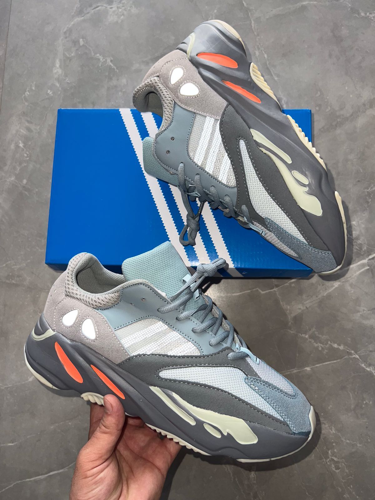 Yeezy 700 Wave Runner Grey Sports Shoes