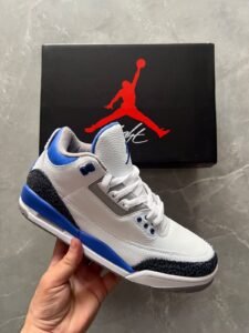 Men's Retro 3 True Blue Outdoor Shoes