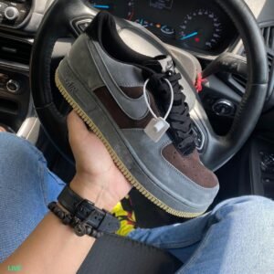 Grey Brown Airforce Sneakers In Stock