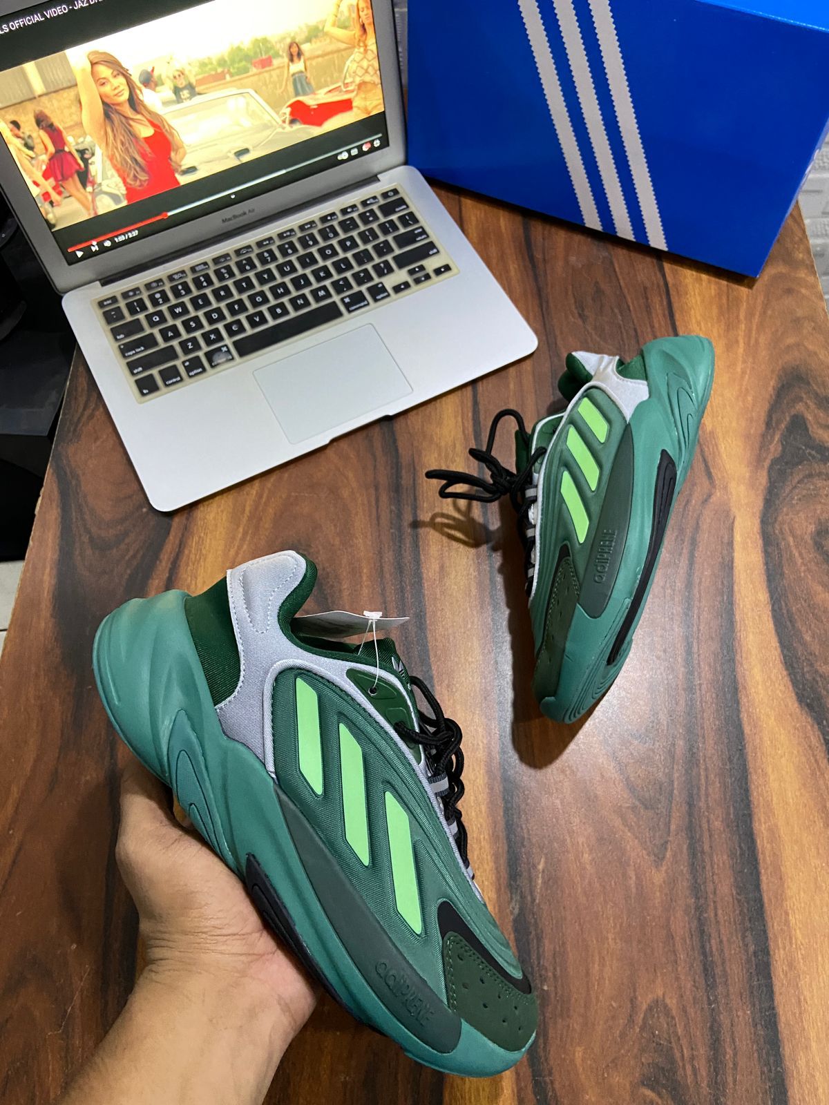 Green Ozelia Unique Sneakers On Sale