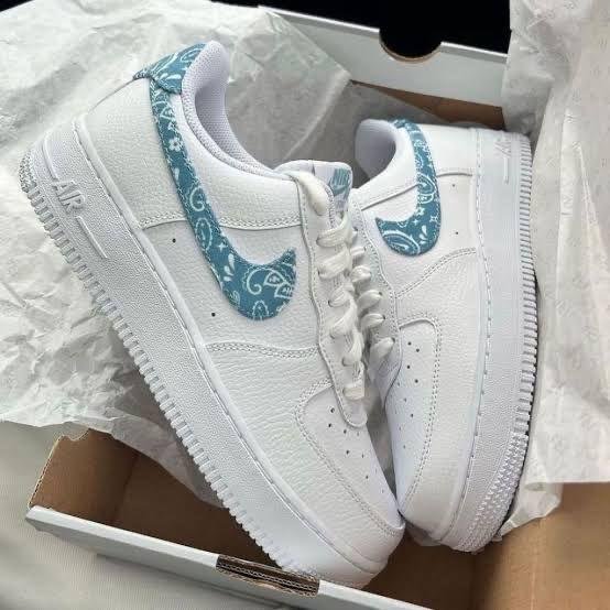 Worn Blue Worn Sneakers Imported