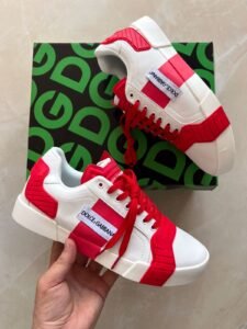 Imported White Red Premium Shoes