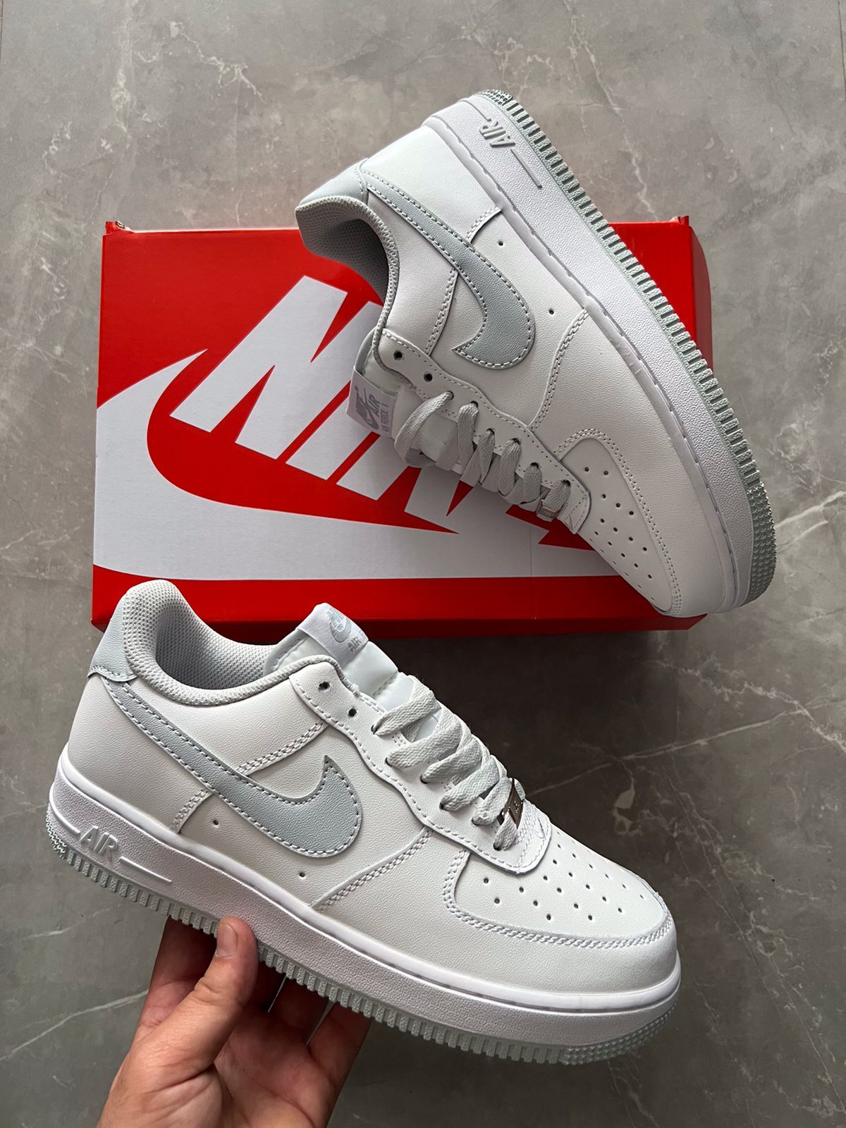 Airforce Silver Tick Sneakers