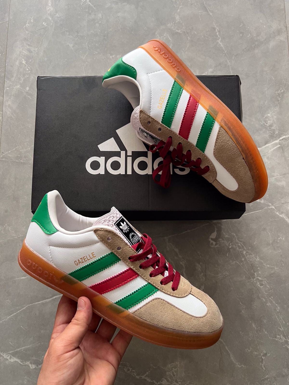 Imported Rainbow Gazelle Sneakers