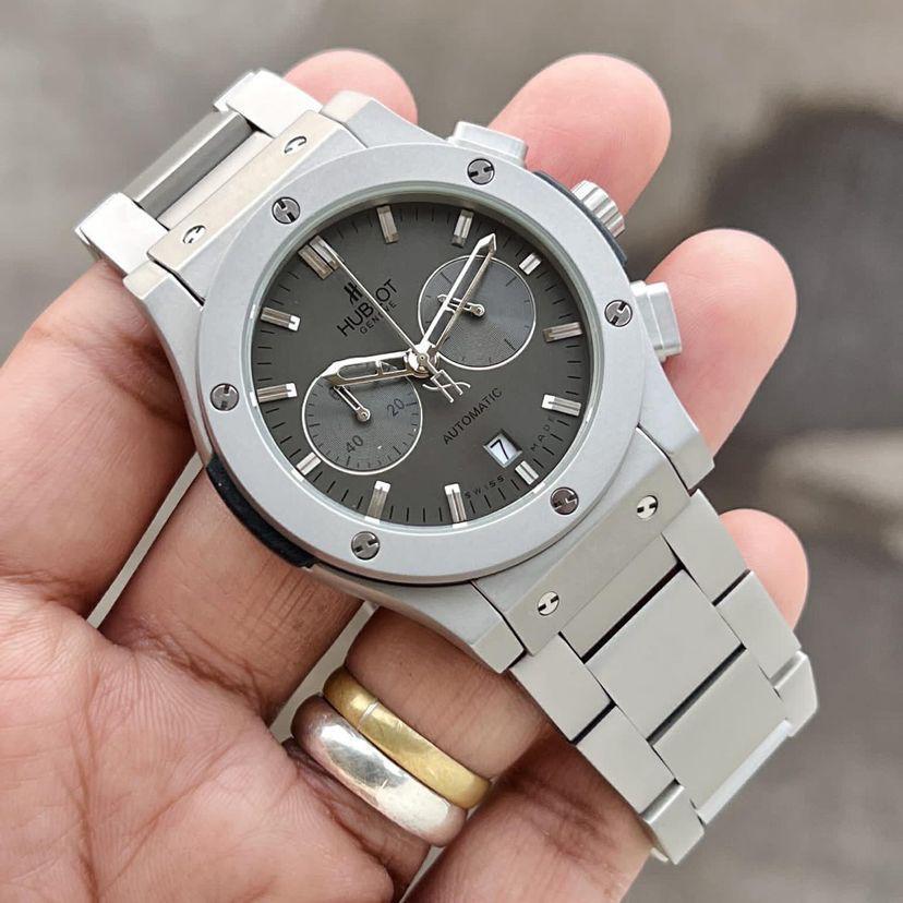 Imported Classic Full Silver Matte Watch