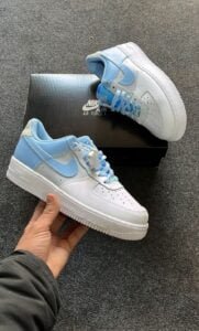 Men's Airforce Psychic Blue Full-Grain Leather Shoes