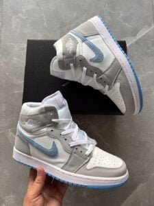 Retro One Wolf Grey Full Leather Quality