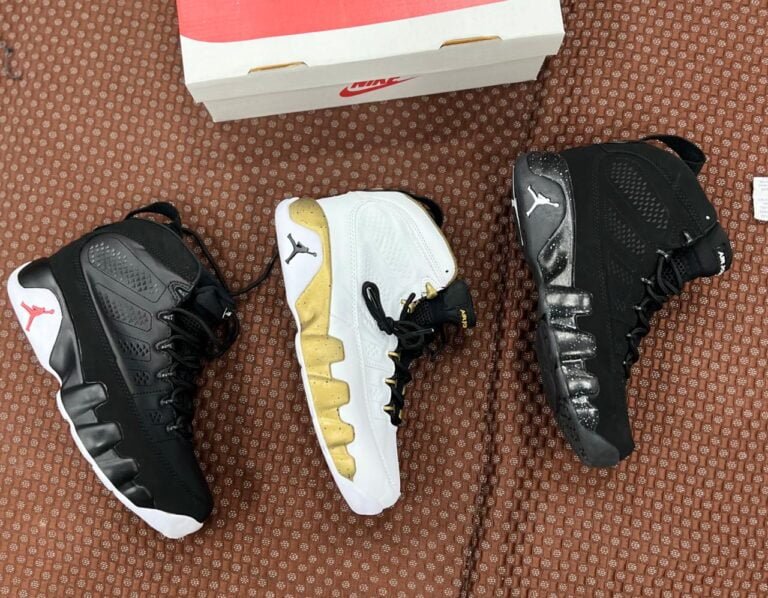 Men's Retro 9 Statue Sneakers