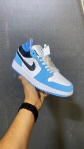 Men's Low Top University Blue Sneakers - Comfort & Style