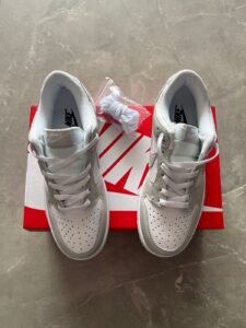 SB Dunk Low Grey Fog Full-Grain Leather Sneakers