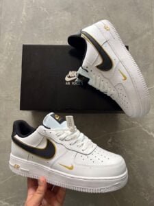 Airforce Lv8 Gold Metallic Sneakers - Unisex