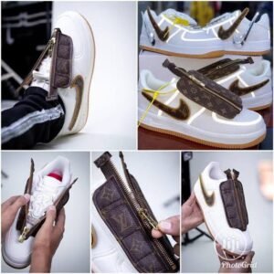 X Travis Scott X LV Airforce Sneakers