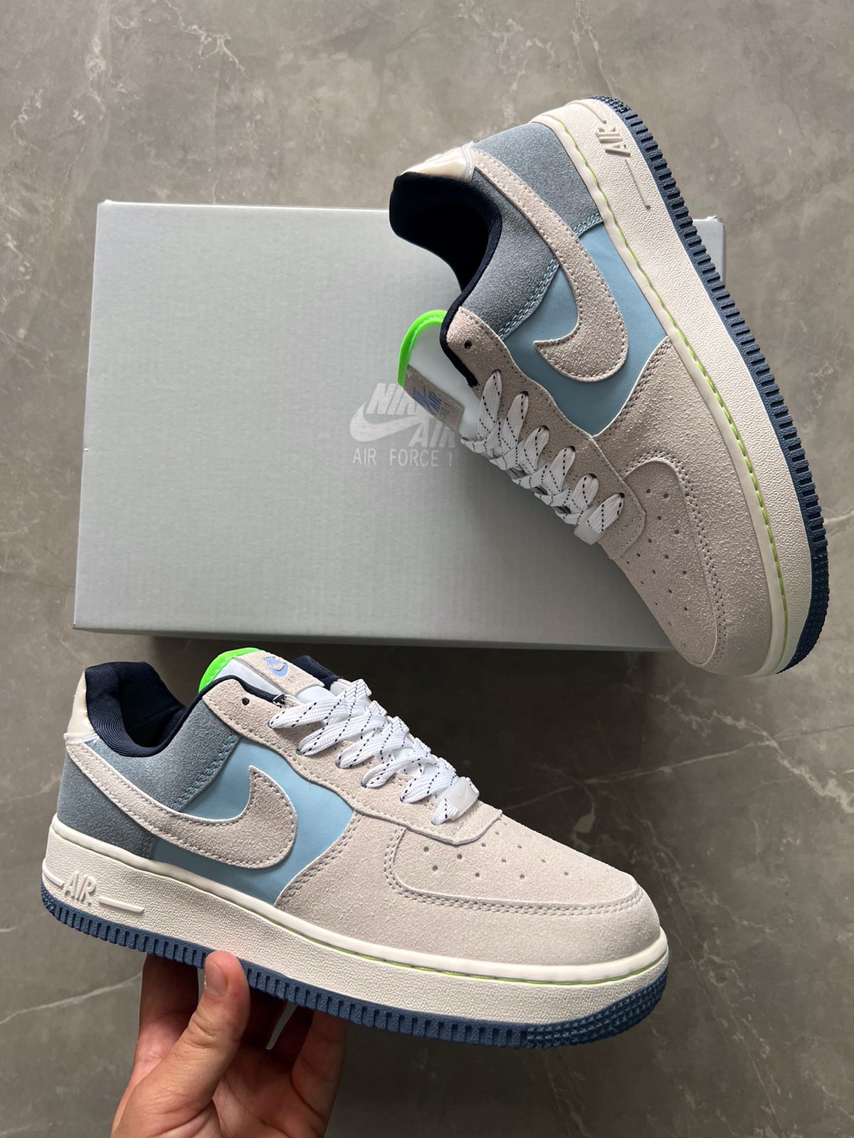 Airforce One Grey Stone Sneakers