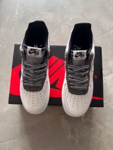 Airforce Smoke Grey Full Leather Sneakers