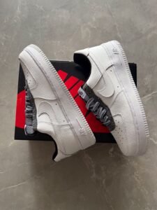 Airforce Smoke Grey Full Leather Sneakers