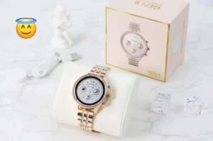 Gen 9 Smart Watch Golden Diamond Belt