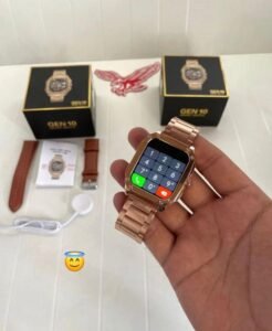 Gold Square Fossil Gen 10 Smartwatch