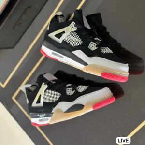 Retro 4 Off White Edition Sneakers In Stock