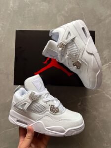 Retro Four White Sneakers For Girls