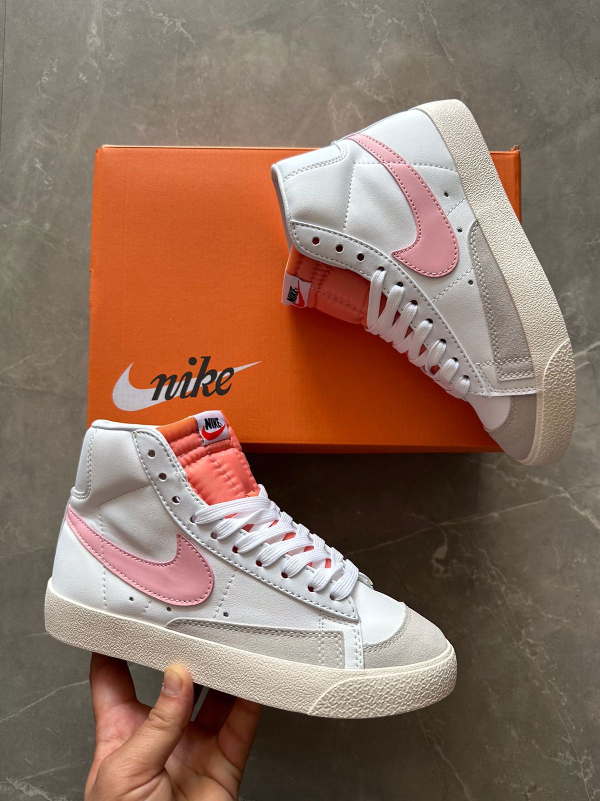 Blazer Mid Vintage Pink Sneakers For Girls