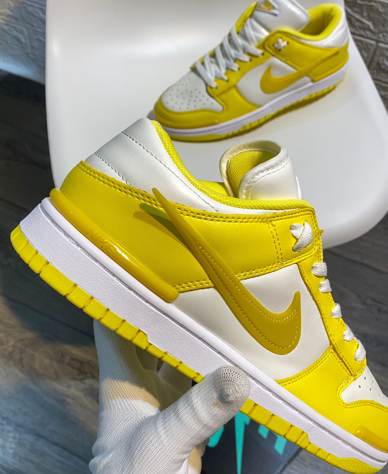 SB Dunk Vivid Sulfur Ambush Sneakers