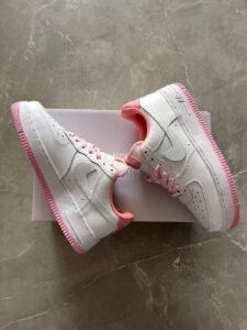 Airforce One Baby Pink Sneakers For Girls