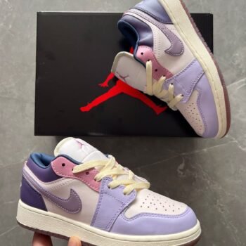 Cut Low Pastel Plum Sneakers For Girls