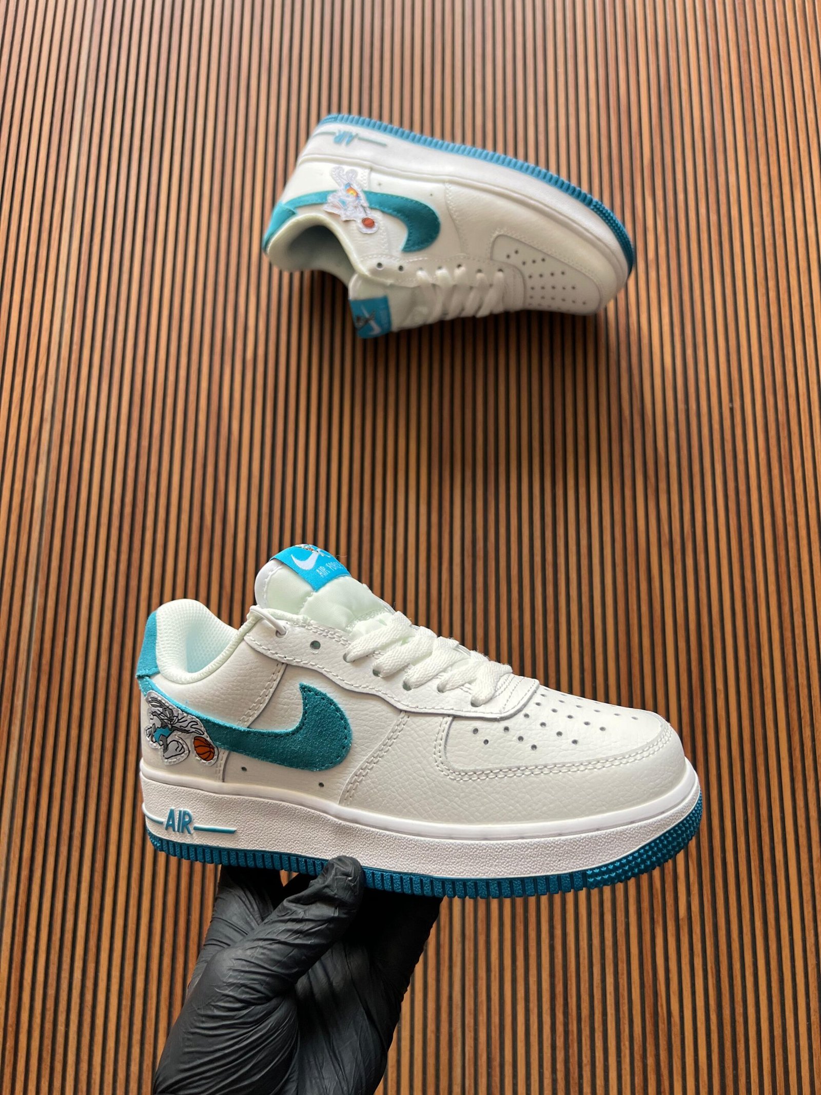 Signature Airforce X Space Jam Leather Sneakers (1) Signature Airforce X Space Jam Leather Sneakers (1)