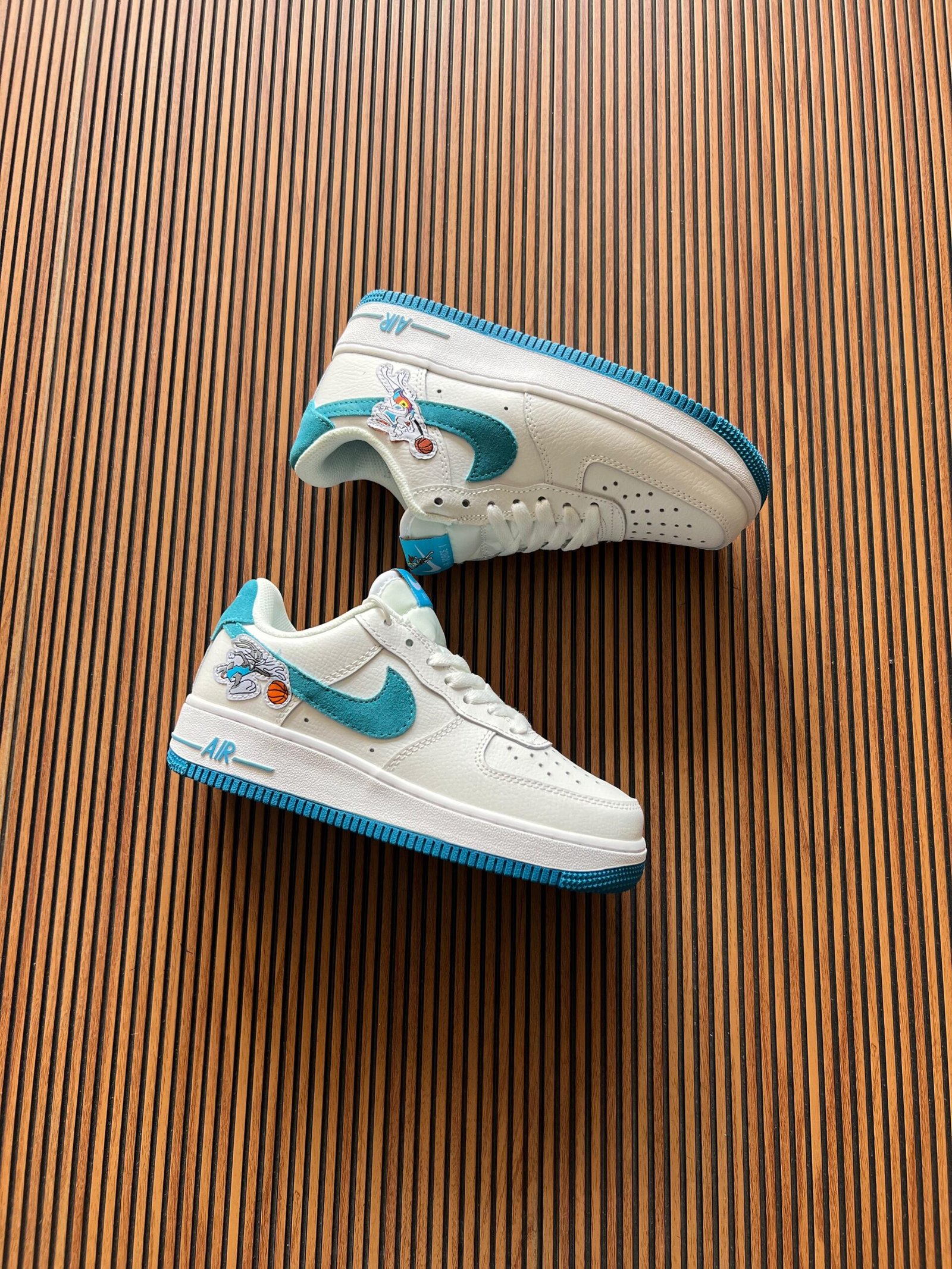 Signature Airforce X Space Jam Leather Sneakers (2) Signature Airforce X Space Jam Leather Sneakers (2)