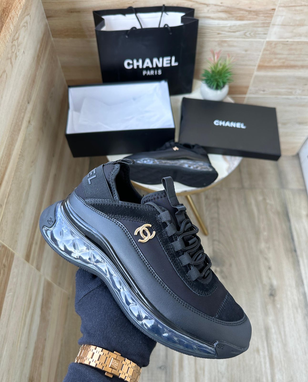 Chanel First Copy Sneakers In Stock