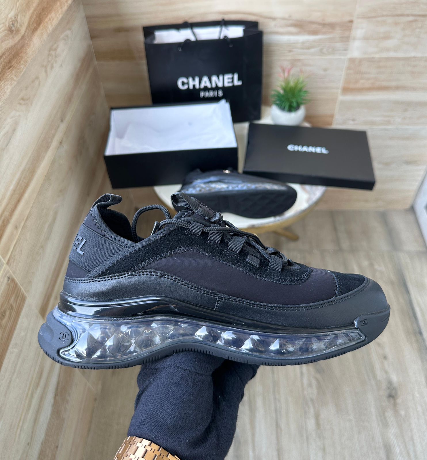 Chanel First Copy Sneakers In Stock