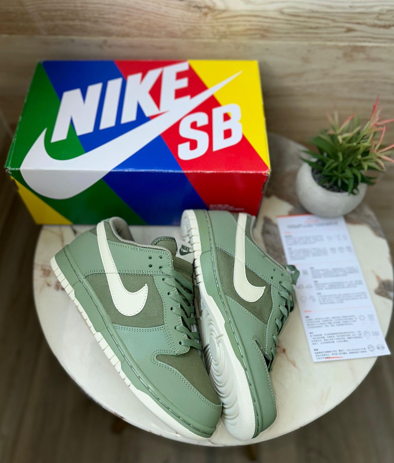 SB Dunk Oil Green Aura Shoes In Stock