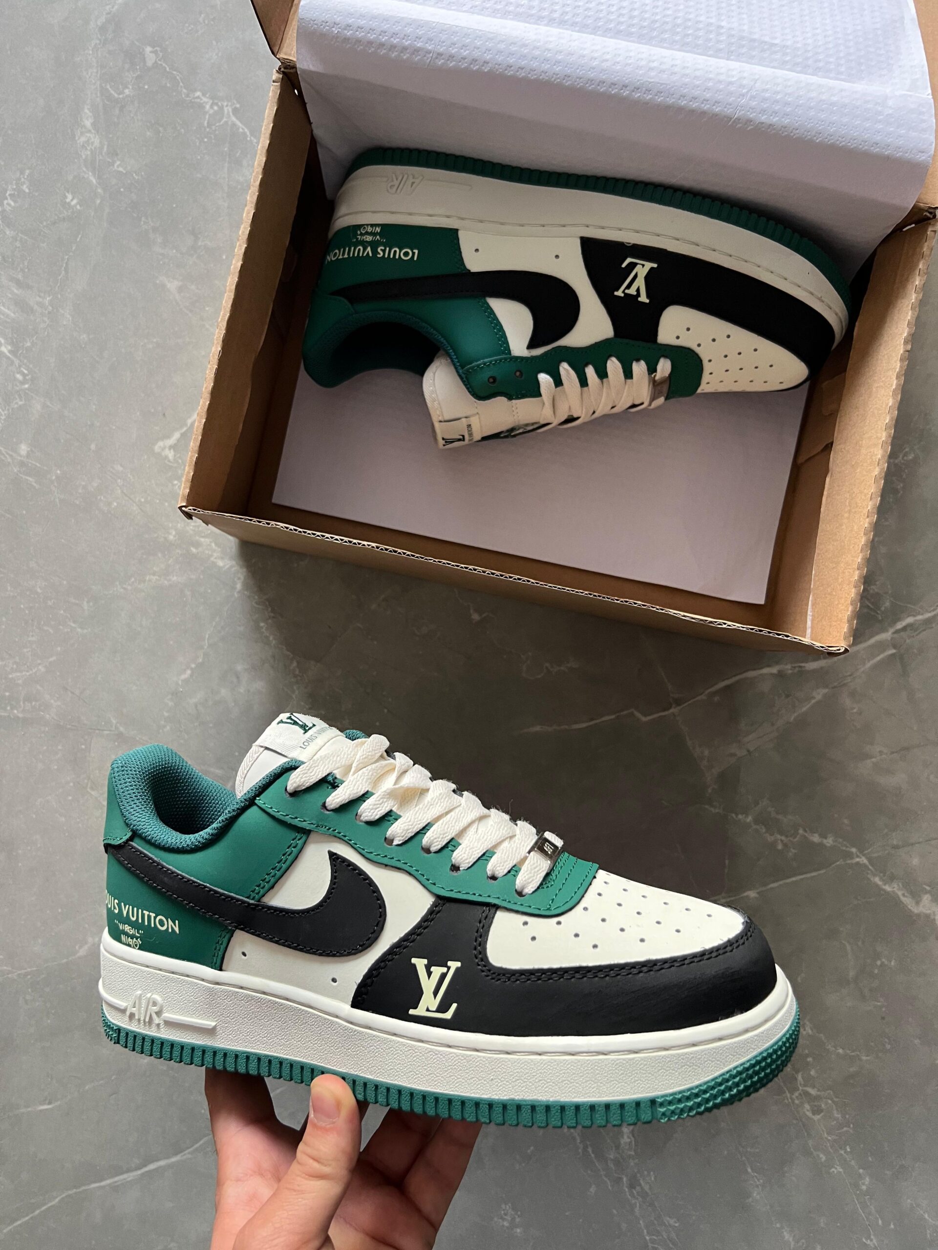 Airforce One LV Dual Brand Sneakers