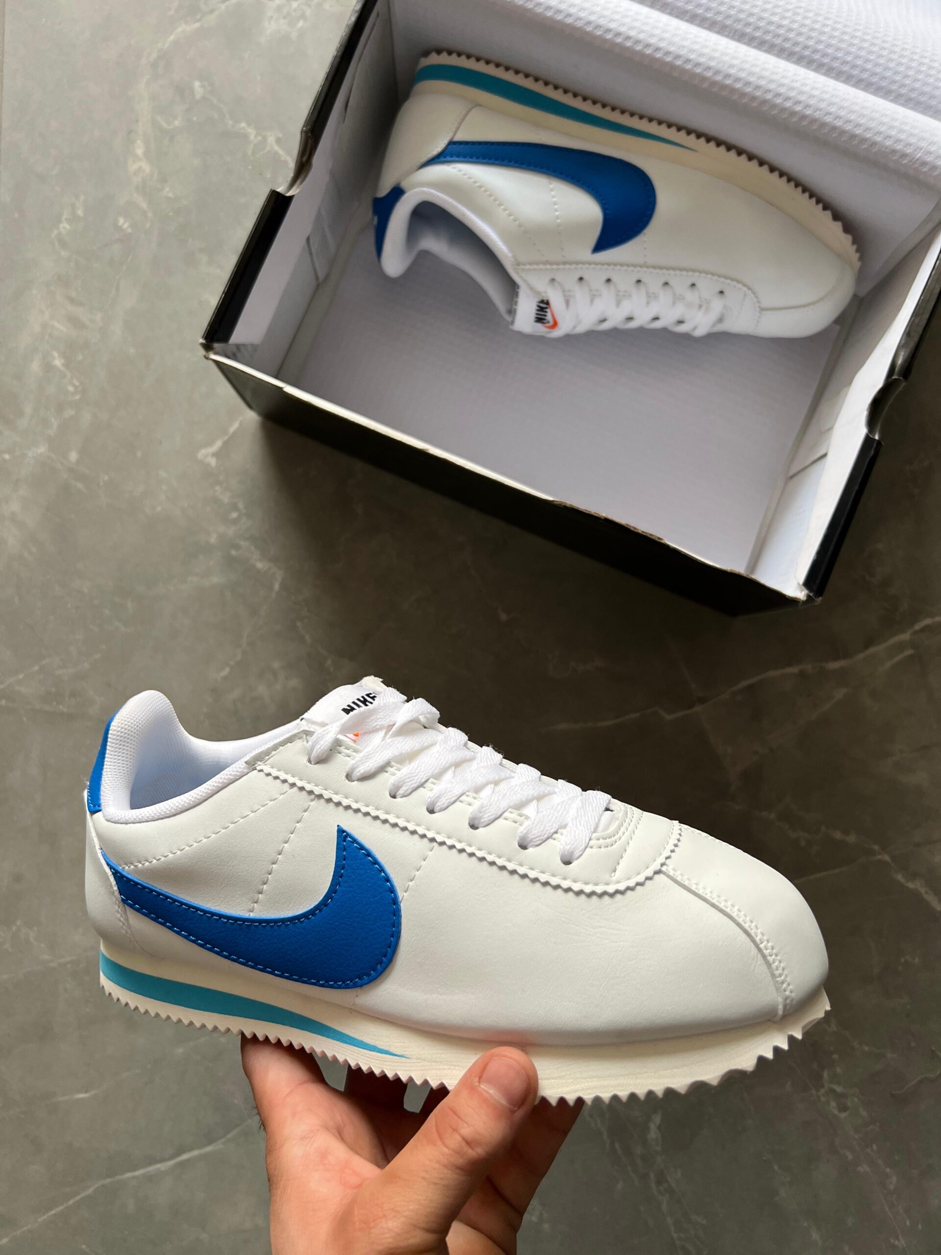 Cortez Shoes Imported Leather For Boys