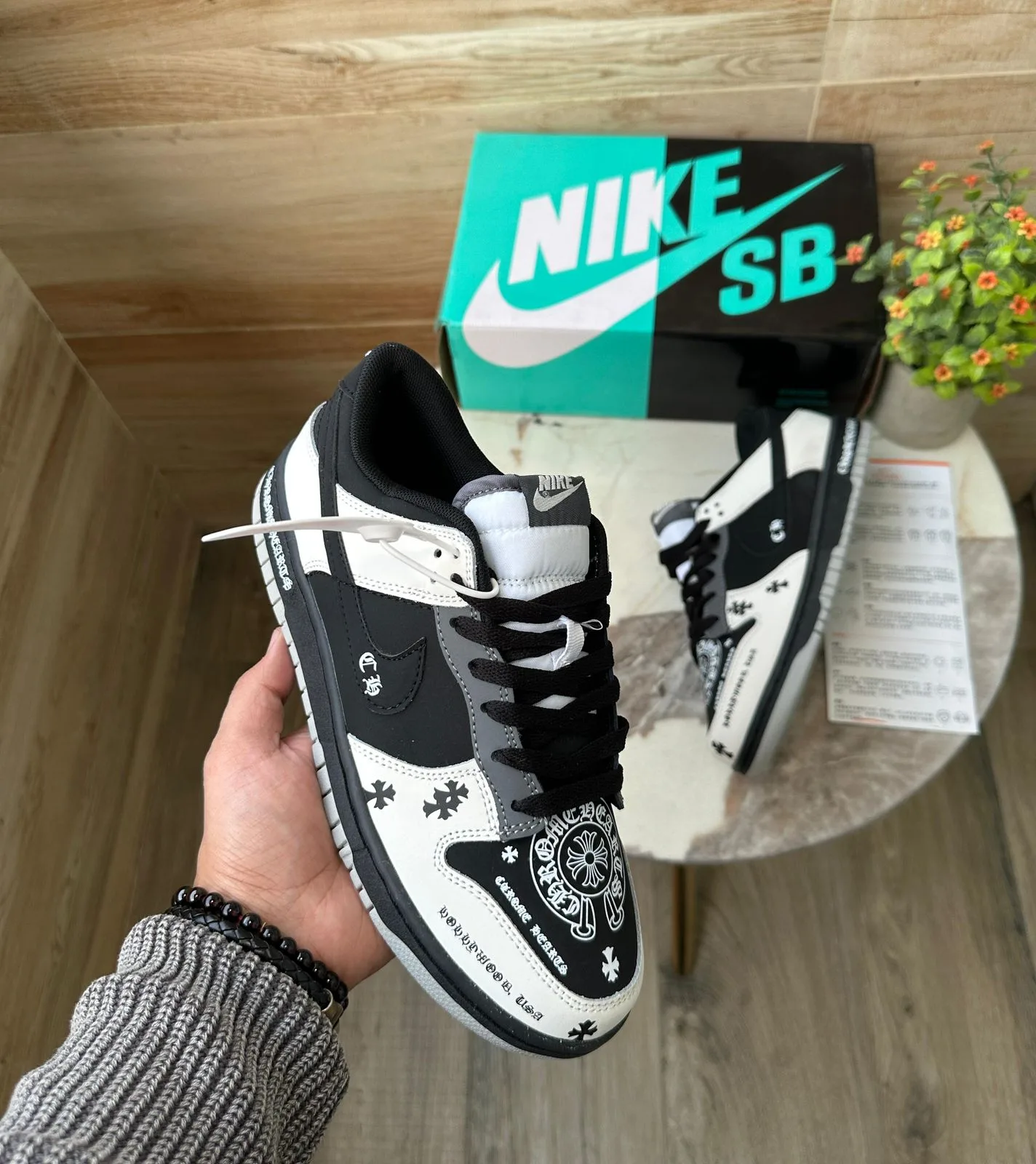 SB Dunk 2023 Chrome Hearts Sneakers