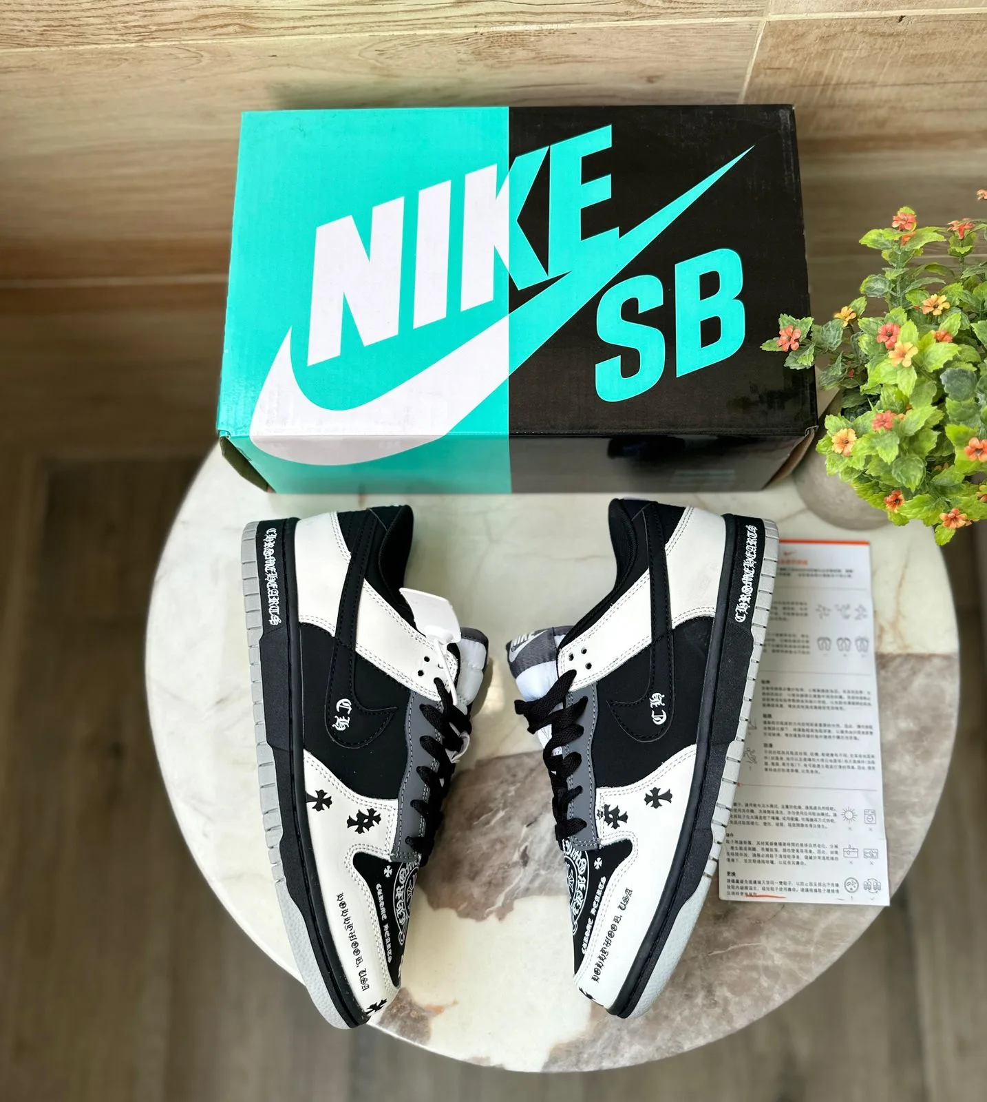SB Dunk 2023 Chrome Hearts Sneakers
