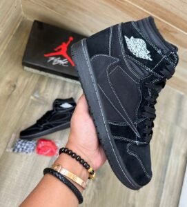 Retro One Black Mid Phantom Shoes