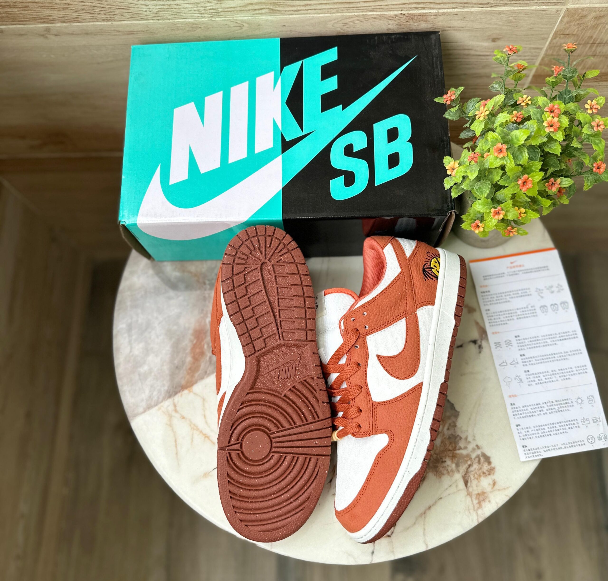 SB Dunk Sunclub Orange Shoes In Stock