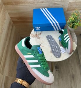 Samba 2023 Grey Green Shoes