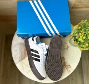 adidas gazelle silver green womens adidas Originals adidas Samba XLG Platform Samba Leather Sneakers IE3911  Thick-soled Shoes White Green Women's